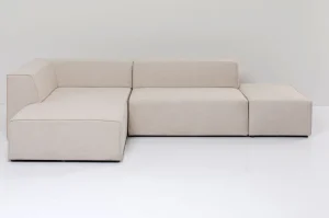 Olohuone | Kulmasohvat>KARE Design Infinity Ottomane Kulmasohva - Kermanvärinen, Vasen