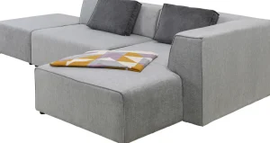 Olohuone | Kulmasohvat>KARE Design Infinity Ottomane Kulmasohva, Harmaa, Oikea