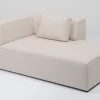 Moduulisohvat | Lepotuolit>KARE Design Infinity Ottomane Moduuli - Kermanvärinen, Oikea 182cm