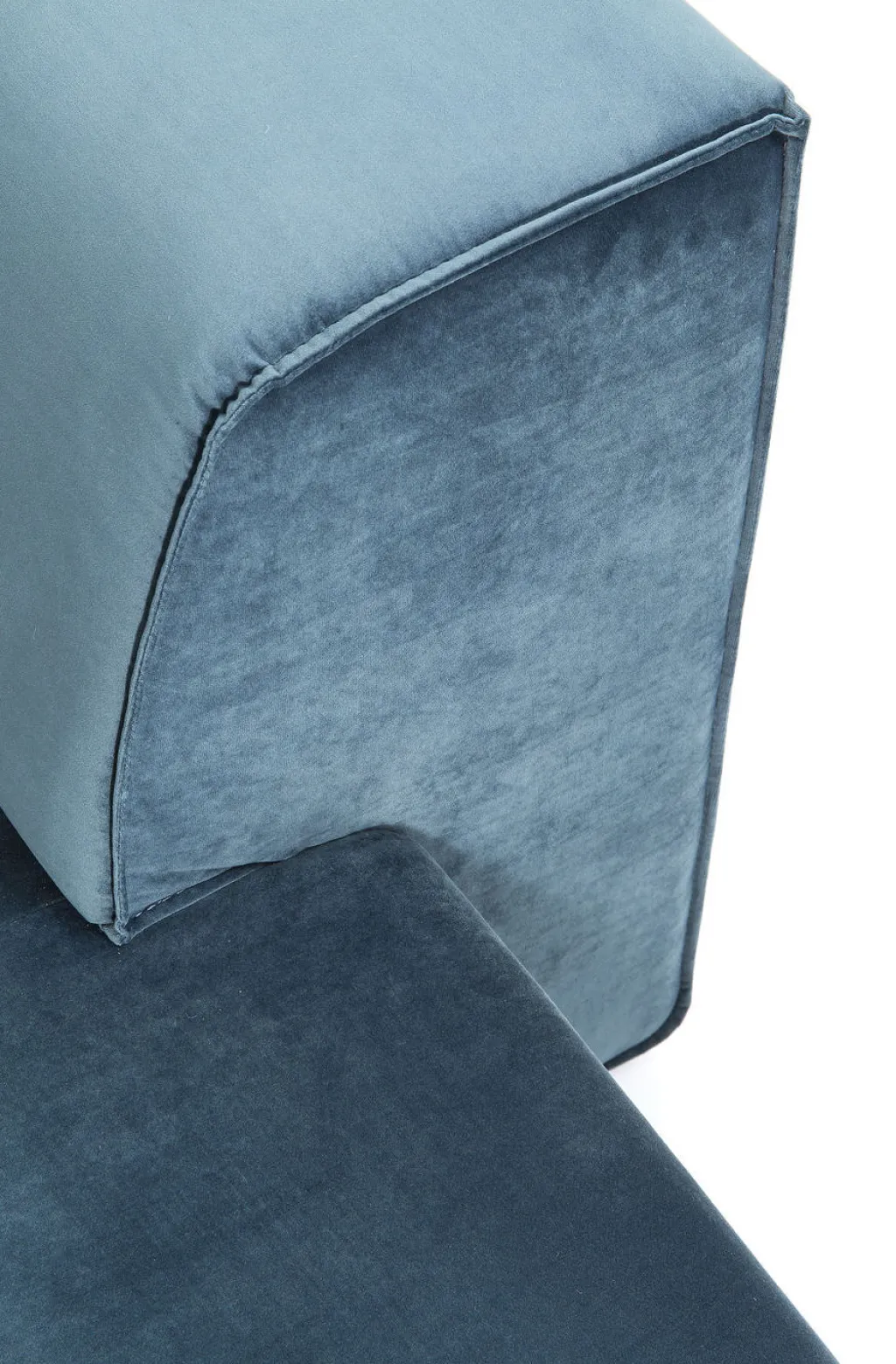 infinity_velvet_kulmasohva_ocean_oikea_8.webp Sohvat | Moduulisohvat>KARE Design Infinity Velvet Kulmasohva, Ocean, Oikea