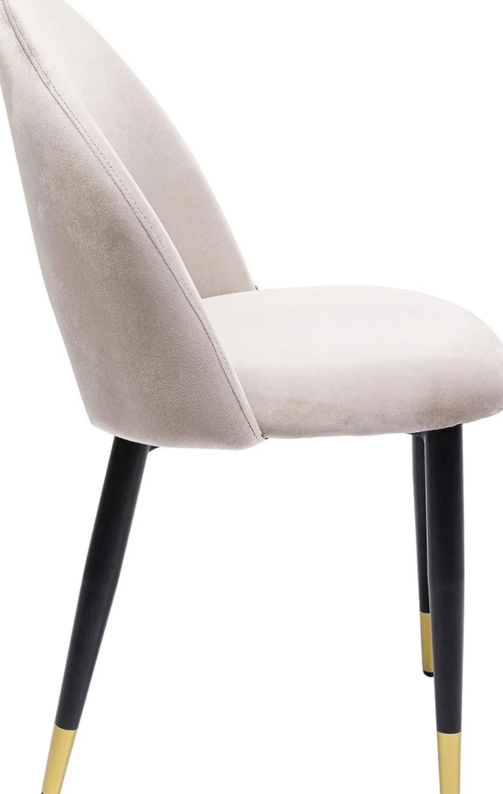 iris_velvet_tuoli_beige_2.webp Tuolit>KARE Design Iris Velvet Tuoli, Beige