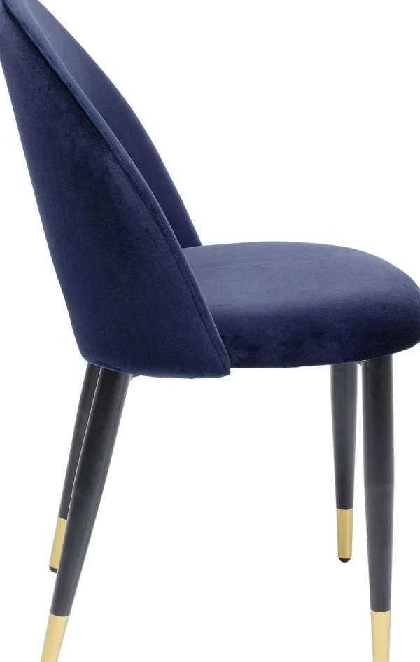 Tuolit>KARE Design Iris Velvet Tuoli Sininen (2/Setti)