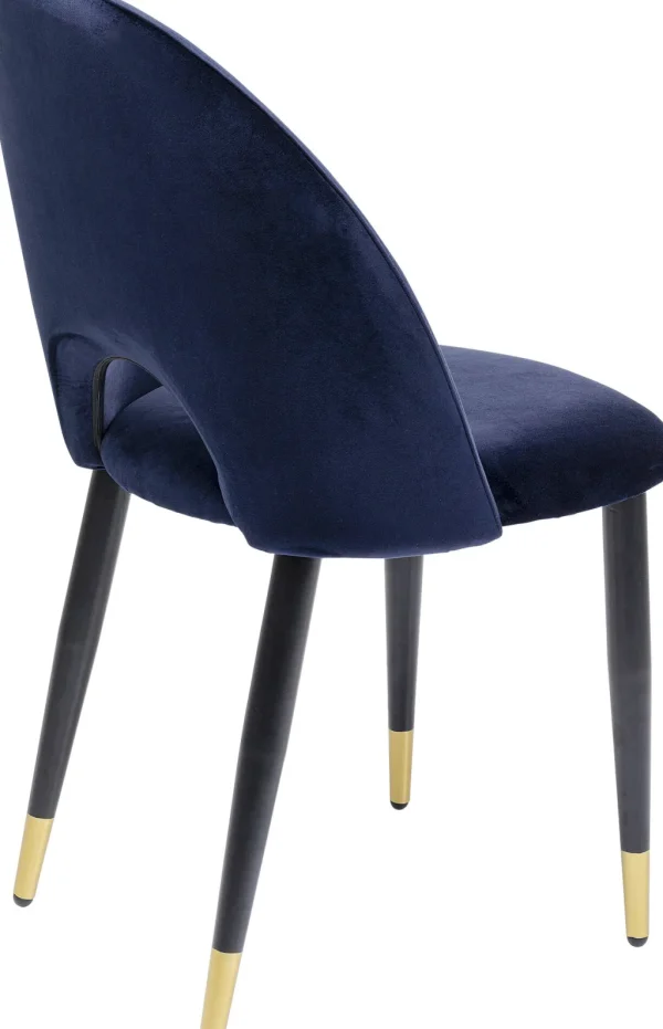 Tuolit>KARE Design Iris Velvet Tuoli Sininen (2/Setti)