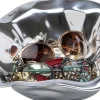 Kulhot>KARE Design Jade Silver Koristekulho Ø30cm