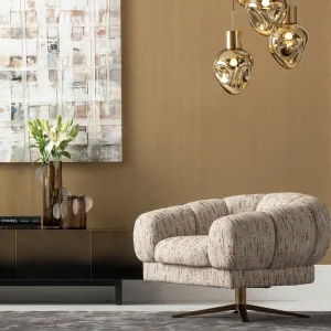 Nojatuolit>KARE Design Janno Kääntyvä Nojatuoli Beige