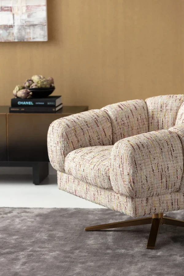 Nojatuolit>KARE Design Janno Kääntyvä Nojatuoli Beige