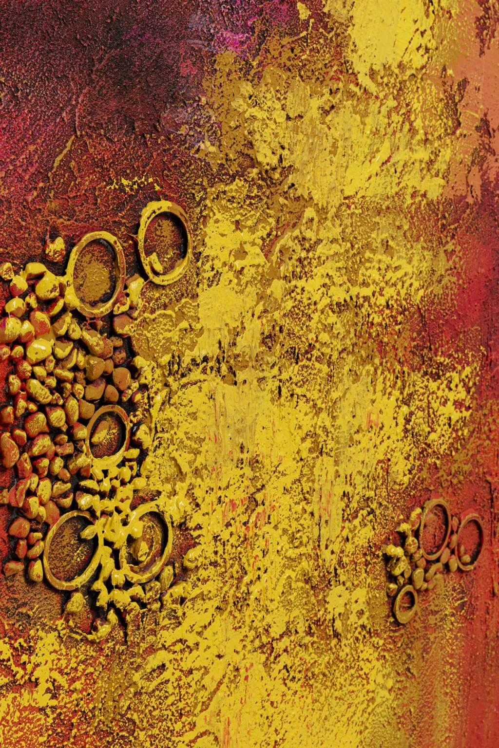 jardin_canvastaulu_punainen_x_cm_2.webp Taulut | Olohuone>KARE Design Jardin Canvastaulu Punainen 125x215 Cm