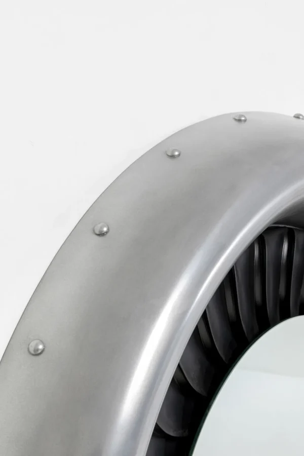 Peilit>KARE Design Jet Seinäpeili, Hopea, Musta Ø119cm