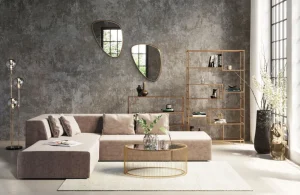 Peilit>KARE Design Jetset Peili, Kulta 56x83cm