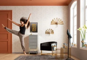 Matot>KARE Design Kelim Pop Rockstar Matto 170x240cm