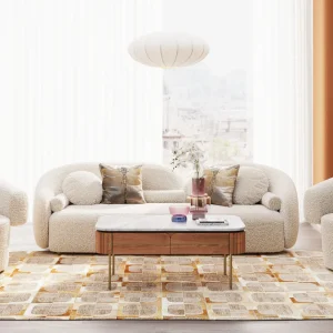 Sohvat | Olohuone>KARE Design Kelly Boucle Sohva, 3-istuttava, 225cm