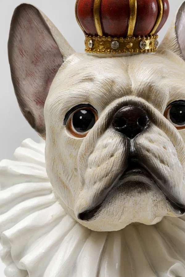 Koriste-Esineet>KARE Design King Dog Koira Koriste-esine, Valkoinen 33cm