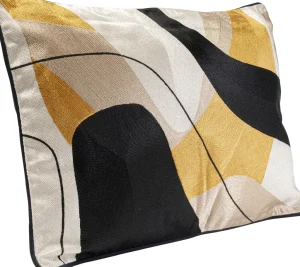 Sisustustyynyt | Olohuone>KARE Design Kissen Fields Yellow Tyyny Monivärinen 60x40cm