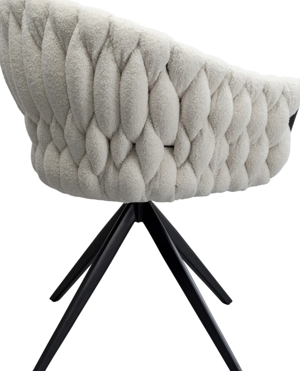 knot_boucle_kntyv_tuoli_ksinojilla_2.webp Tuolit>KARE Design Knot Boucle Kääntyvä Tuoli Käsinojilla