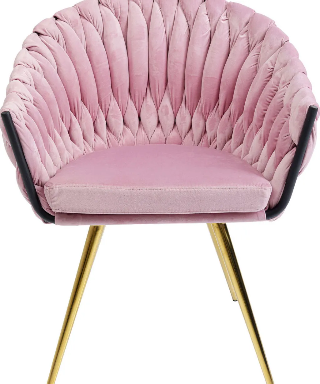 knot_tuoli_ksinojilla_mauve_0.webp Tuolit>KARE Design Knot Tuoli Käsinojilla, Mauve