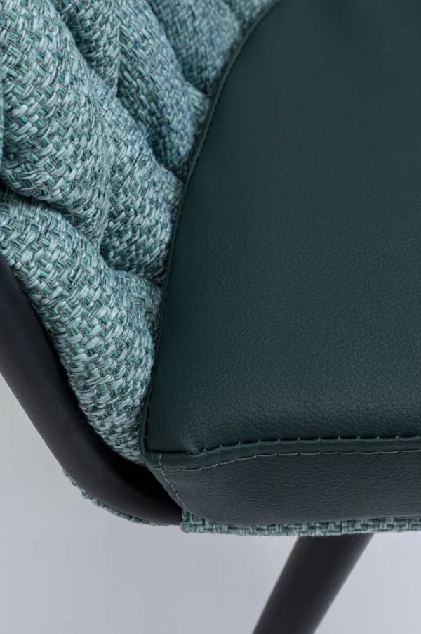 Tuolit>KARE Design Knot Tuoli Käsinojilla, Sinivihreä