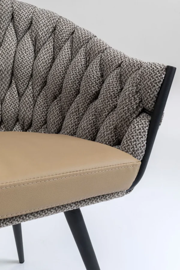 Tuolit>KARE Design Knot Tweed Tuoli Käsinojilla