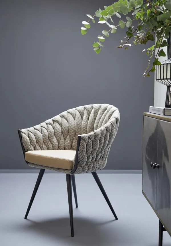 Tuolit>KARE Design Knot Tweed Tuoli Käsinojilla