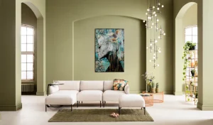Taulut>KARE Design Lady Flower Lasitaulu 100x150cm