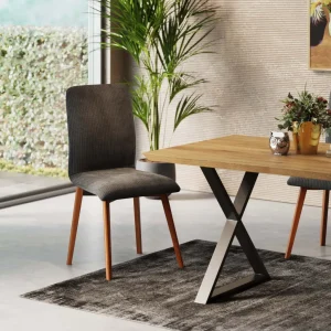 Tuolit>KARE Design Lara Tuoli, Vakosamettia, Harmaa