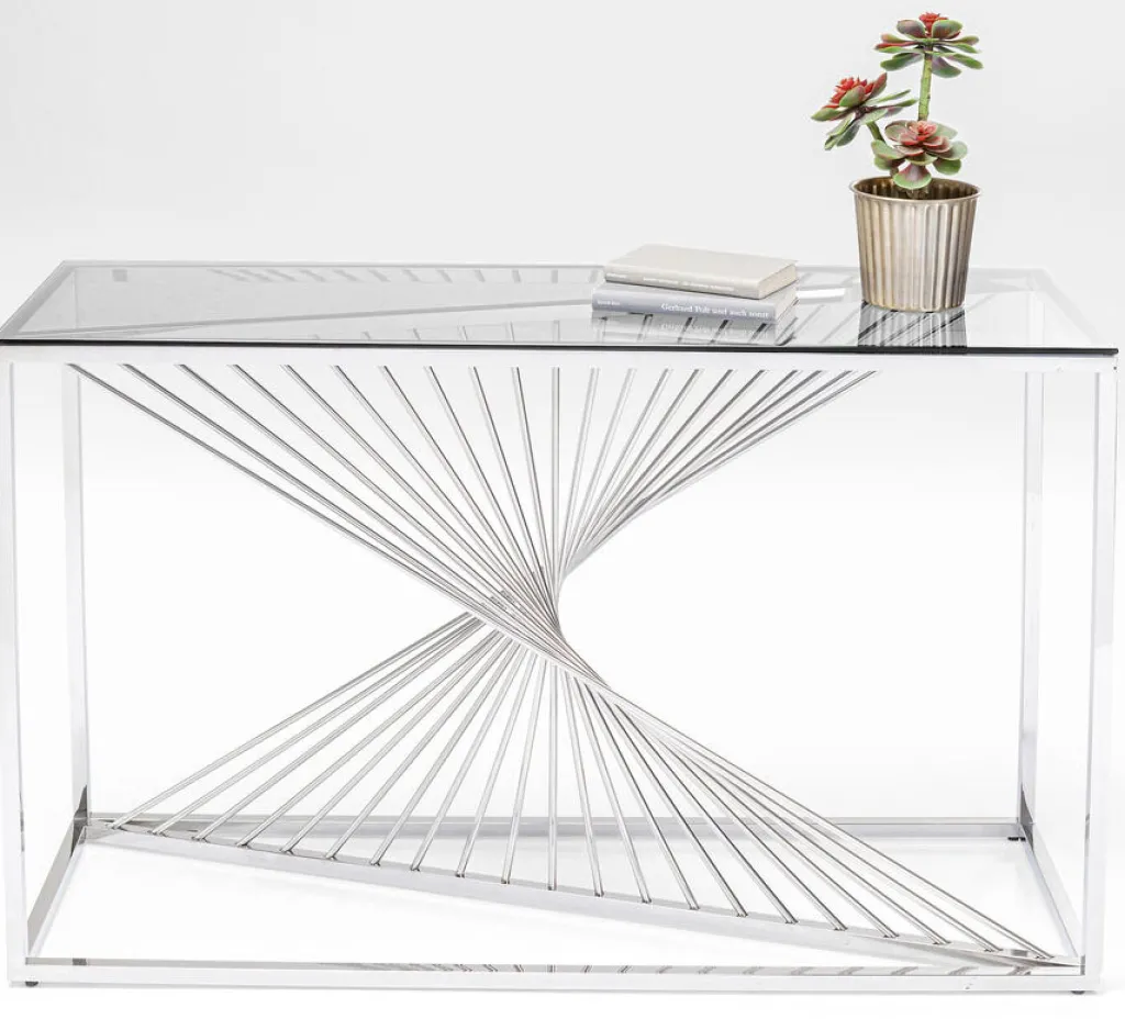 laser_konsolipyt__hopea_kirkas_lasi_xcm_2.webp Konsolipöydät Ja Sivupöydät>KARE Design Laser Konsolipöytä - Hopea, Kirkas Lasi 120x40cm