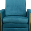 Olohuone | Nojatuolit>KARE Design Lazy Velvet Lepotuoli, Sininen