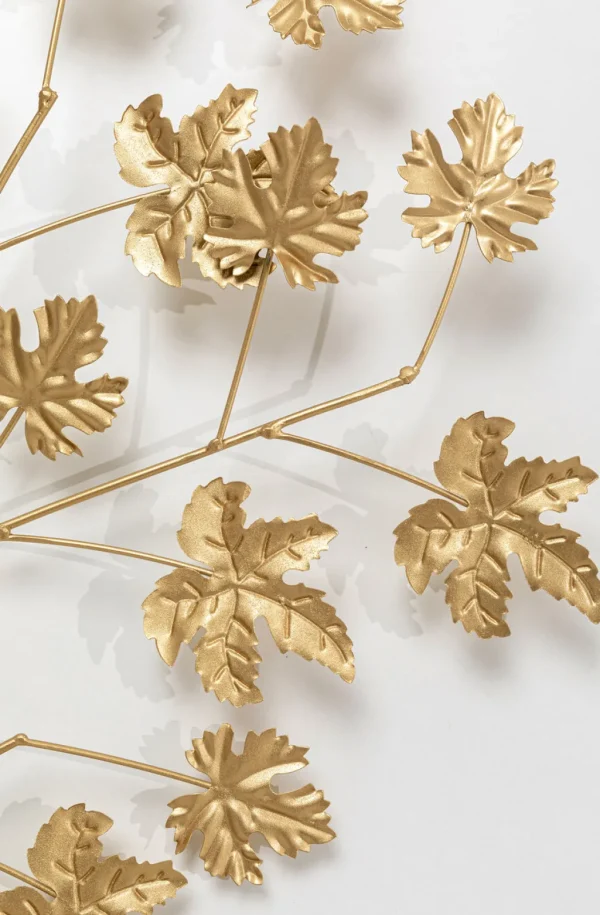 Seinänaulakot>KARE Design Leafline Seinänaulakko, Kulta 93cm