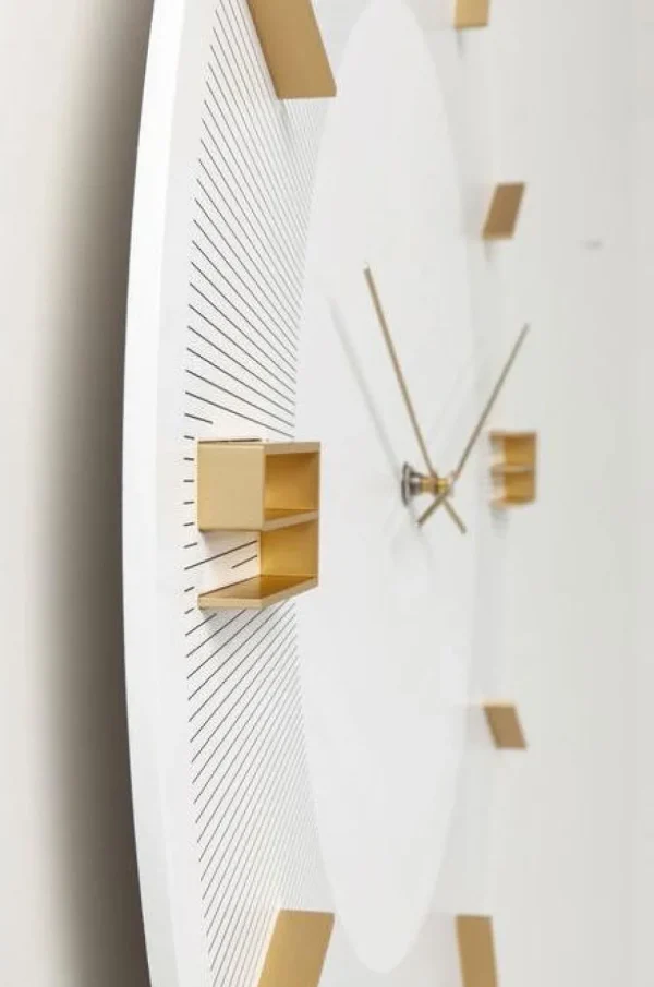 Kellot>KARE Design Leonardo Seinäkello Valkoinen Ø49cm