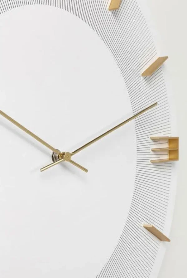 Kellot>KARE Design Leonardo Seinäkello Valkoinen Ø49cm