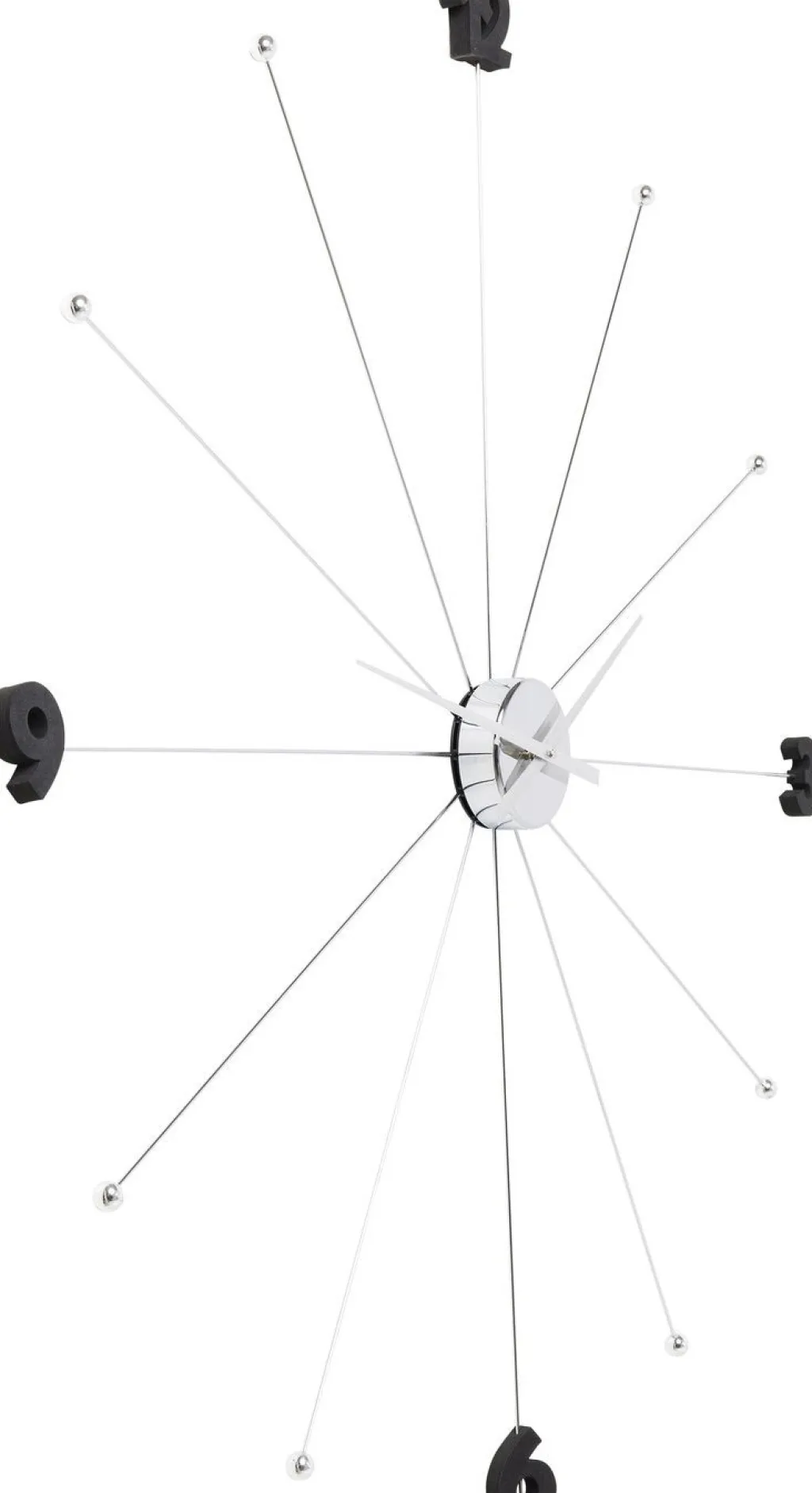 like_umbrella_seinkello_kromi_1.webp Kellot>KARE Design Like Umbrella Seinäkello, Kromi