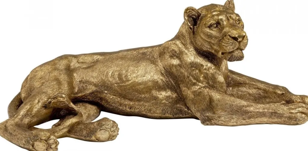 lion_gold_koristeesine_kulta_cm_1.webp Jalalliset Koriste-Esineet>KARE Design Lion Gold Koriste-esine, Kulta 113cm