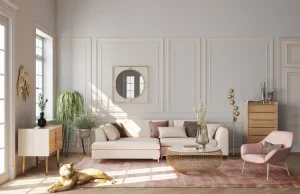 Jalalliset Koriste-Esineet>KARE Design Lion Gold Koriste-esine, Kulta 113cm
