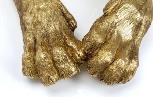 Jalalliset Koriste-Esineet>KARE Design Lion Gold Koriste-esine, Kulta 113cm
