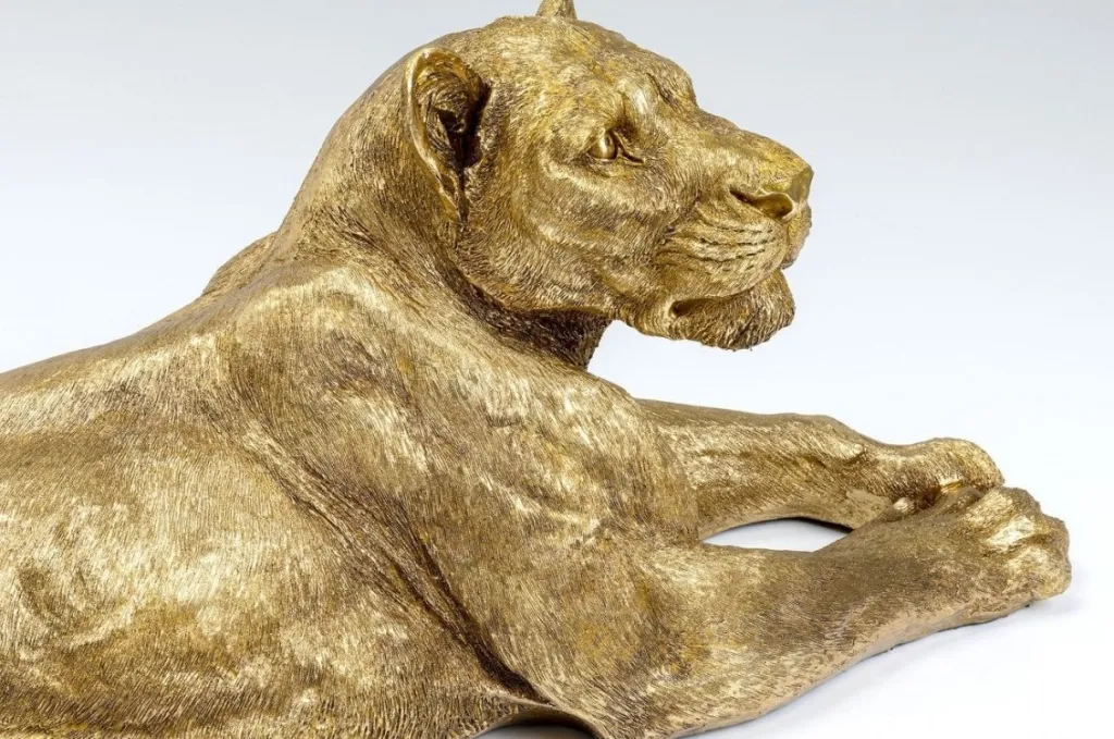 lion_gold_koristeesine_kulta_cm_8.webp Jalalliset Koriste-Esineet>KARE Design Lion Gold Koriste-esine, Kulta 113cm