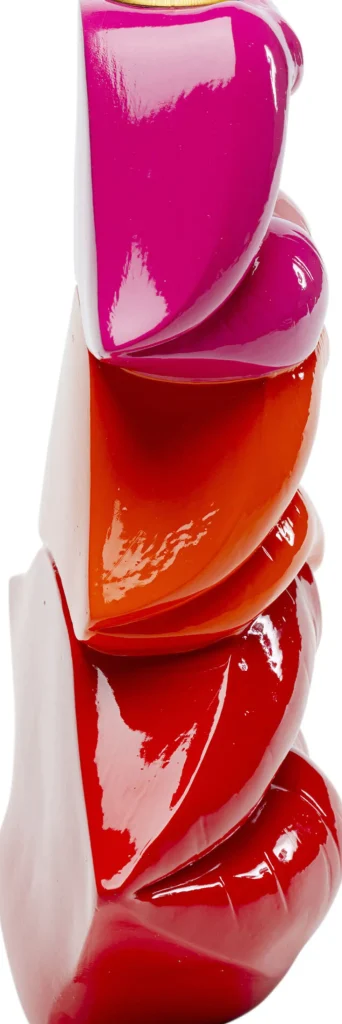 Lyhdyt | Kynttilänjalat>KARE Design Lips Huulet Kynttilänjalka 17cm
