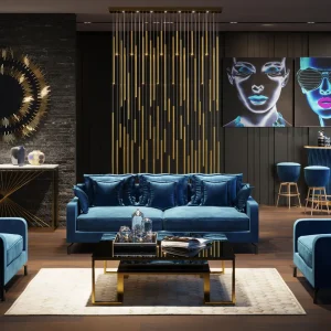 Riippuvalaisimet>KARE Design Living Vegas Deluxe Riippuvalaisin, Messinki LED