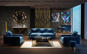 Riippuvalaisimet>KARE Design Living Vegas Deluxe Riippuvalaisin, Messinki LED