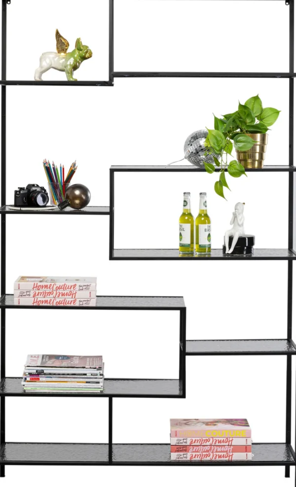 Hyllyt>KARE Design Loft Black Bubble Hylly, Kirjahylly Musta 115x195cm