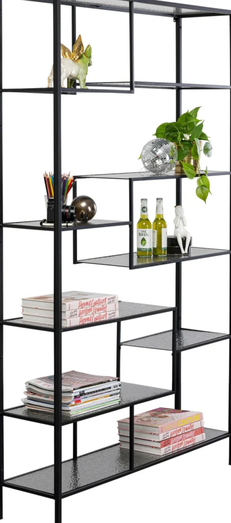 Hyllyt>KARE Design Loft Black Bubble Hylly, Kirjahylly Musta 115x195cm