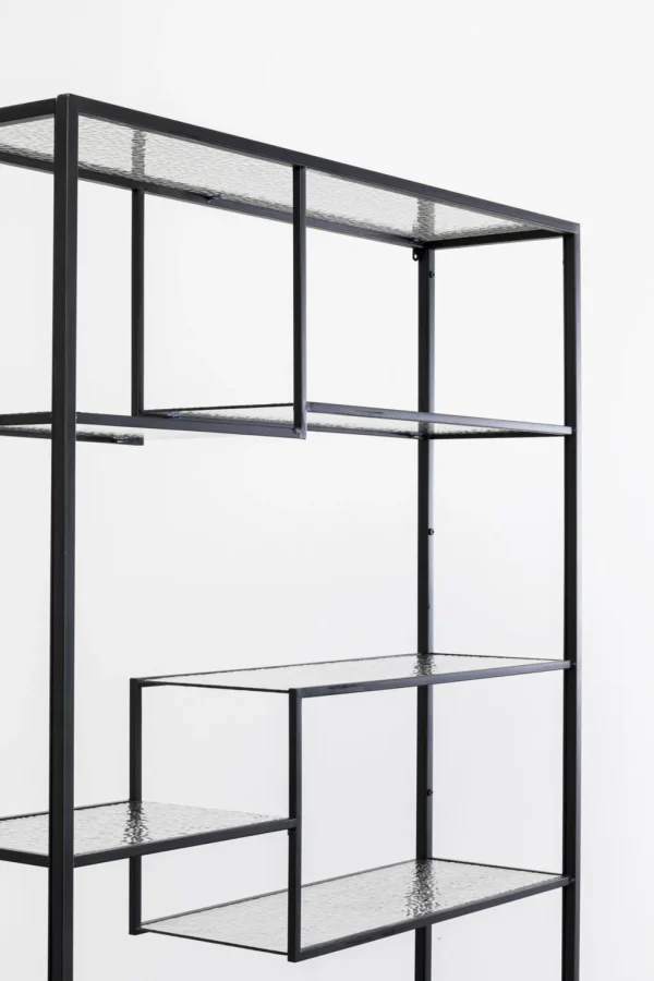 Hyllyt>KARE Design Loft Black Bubble Hylly, Kirjahylly Musta 115x195cm
