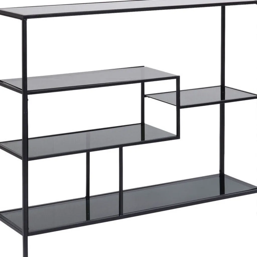 loft_hylly_musta_xcm_1-1.webp Olohuone | Hyllyt>KARE Design Loft Hylly, Musta 115x100cm