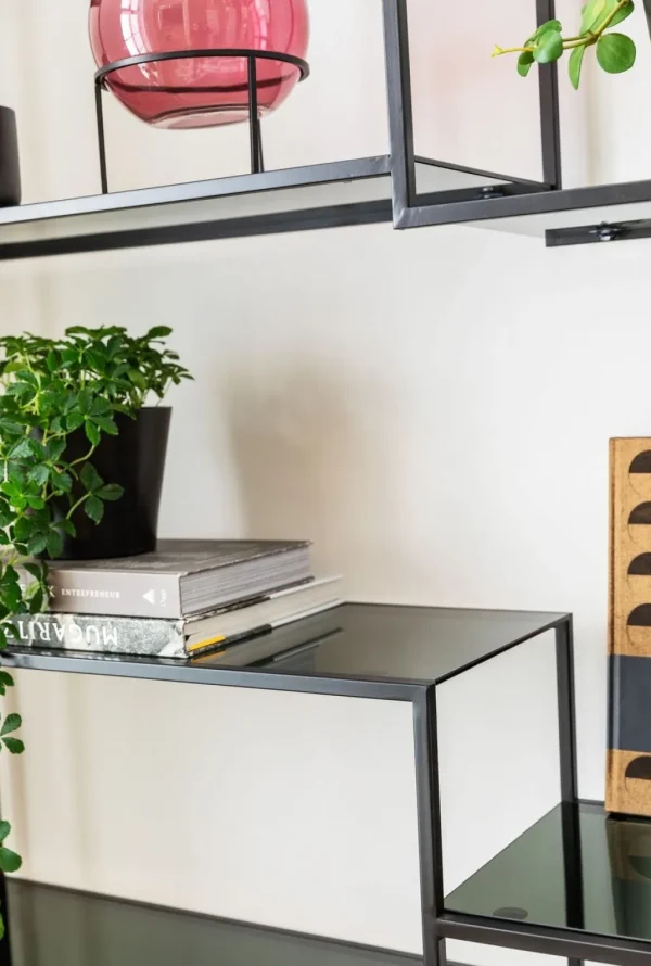 Olohuone | Hyllyt>KARE Design Loft Hylly, Musta 115x195cm