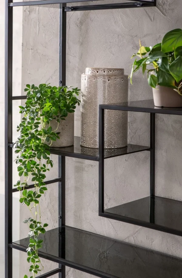 Olohuone | Hyllyt>KARE Design Loft Hylly, Musta 115x195cm