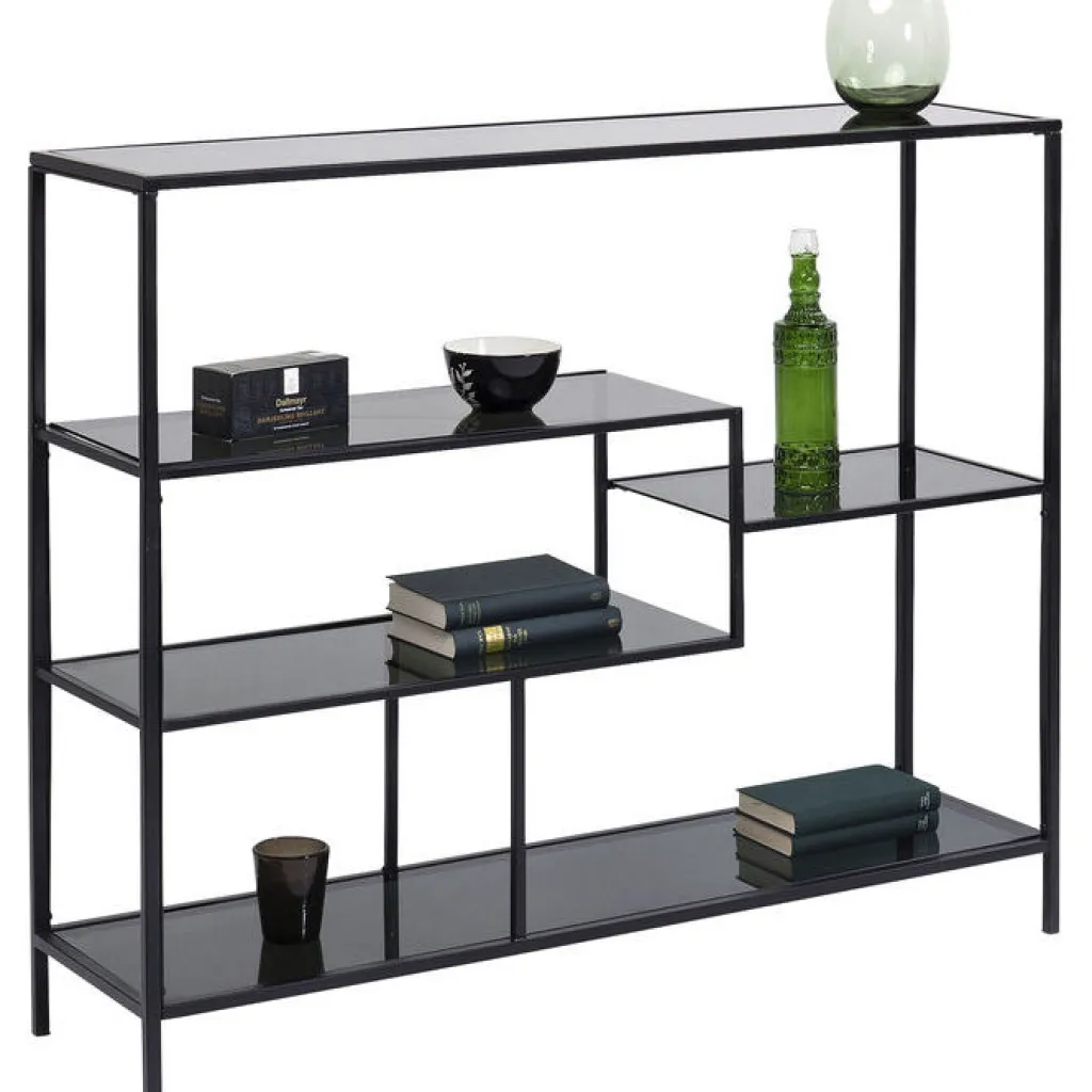 loft_hylly_musta_xcm_2-1.webp Olohuone | Hyllyt>KARE Design Loft Hylly, Musta 115x100cm