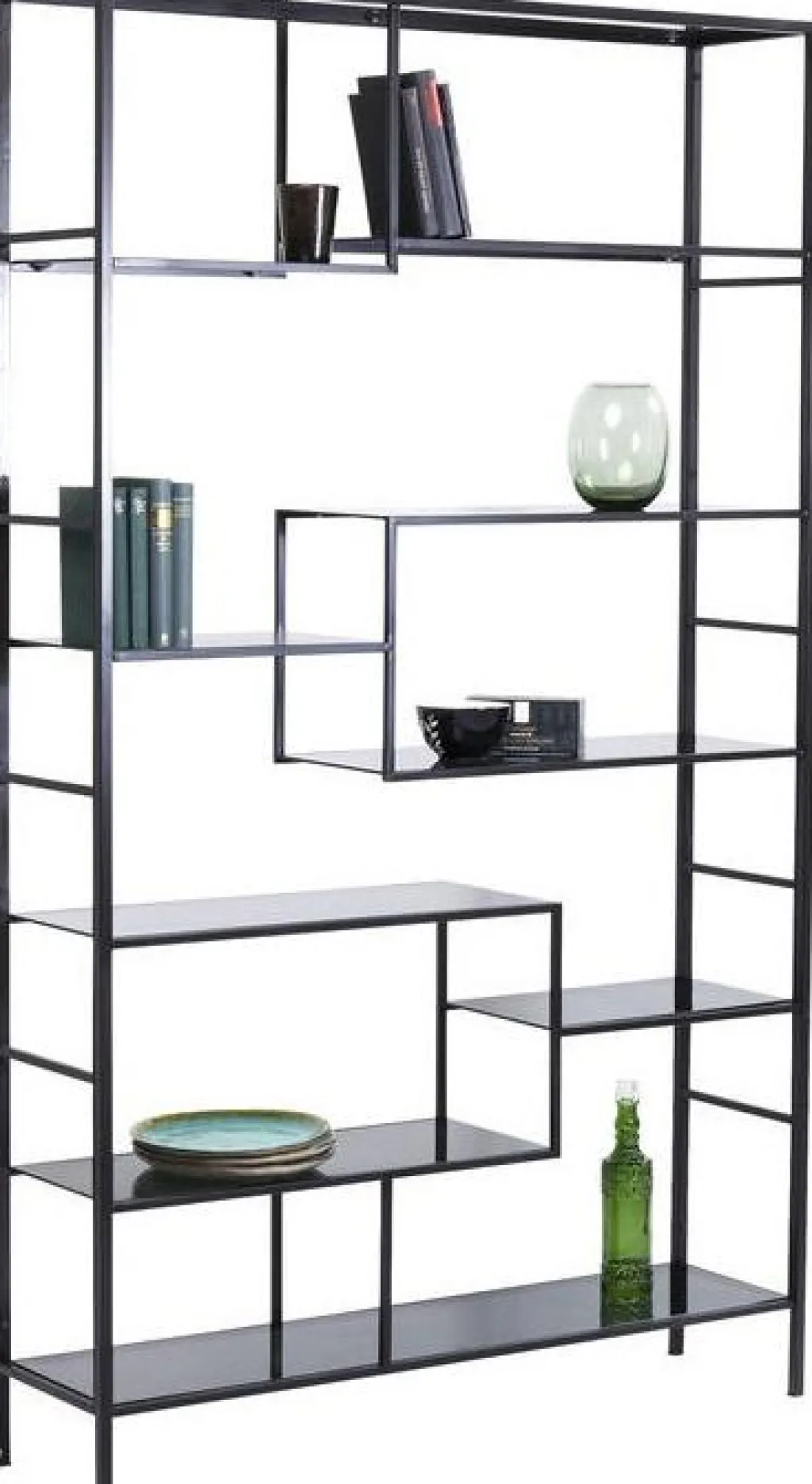 loft_hylly_musta_xcm_3.webp Olohuone | Hyllyt>KARE Design Loft Hylly, Musta 115x195cm