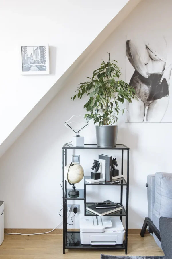 Olohuone | Hyllyt>KARE Design Loft Hylly Musta 60x100cm
