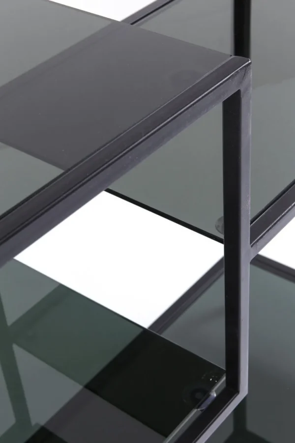 Olohuone | Hyllyt>KARE Design Loft Hylly, Musta 115x100cm