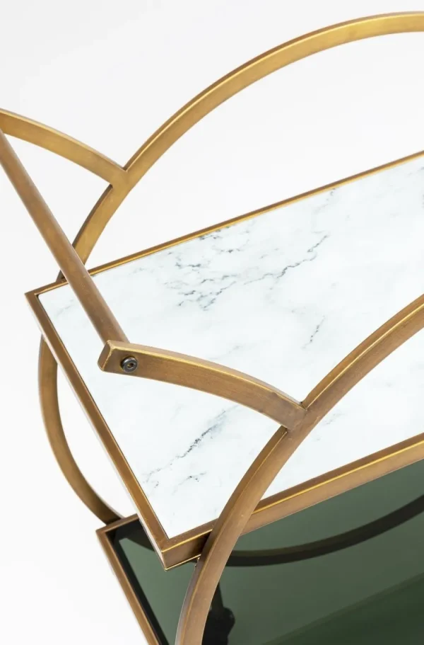 Baarit>KARE Design Loft Tarjoiluvaunu, Messinki