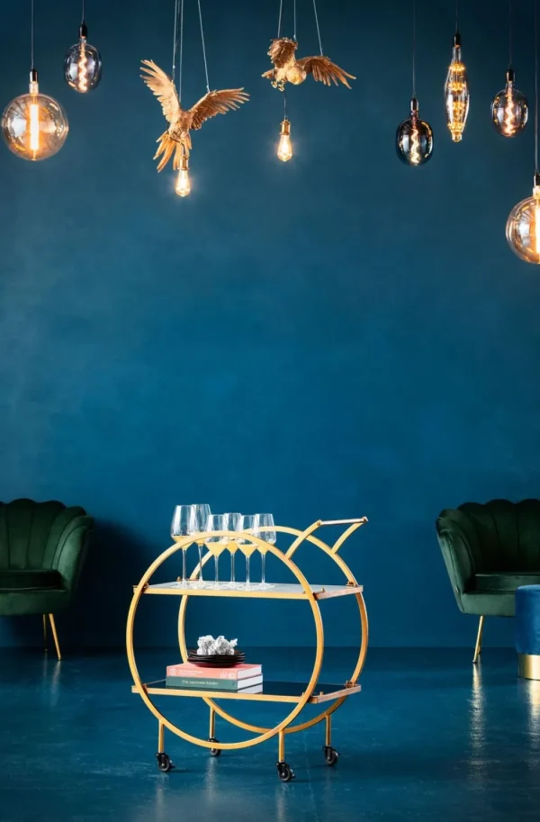 Baarit>KARE Design Loft Tarjoiluvaunu, Messinki