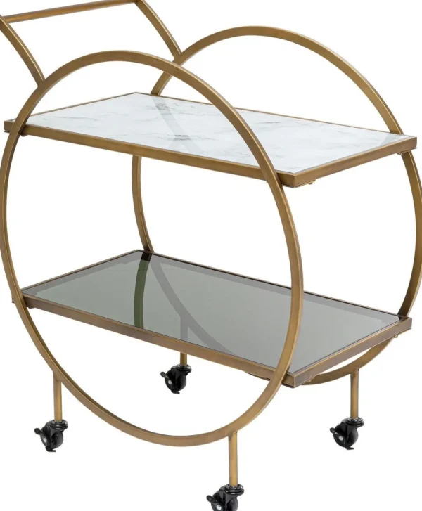 Baarit>KARE Design Loft Tarjoiluvaunu, Messinki